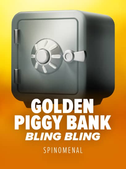 Golden Piggy Bank Bling Bling
