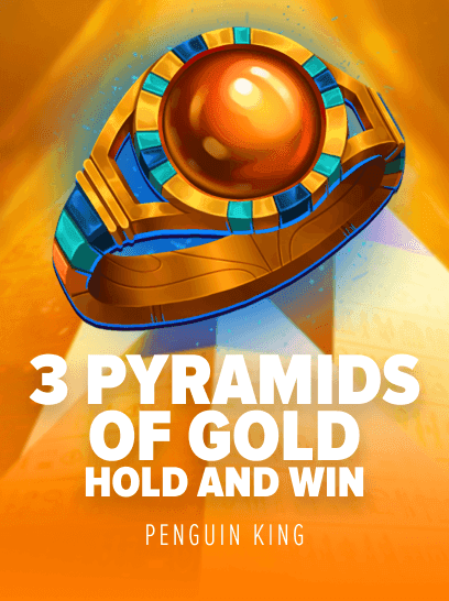 3 Pyramids of Gold Hold Win